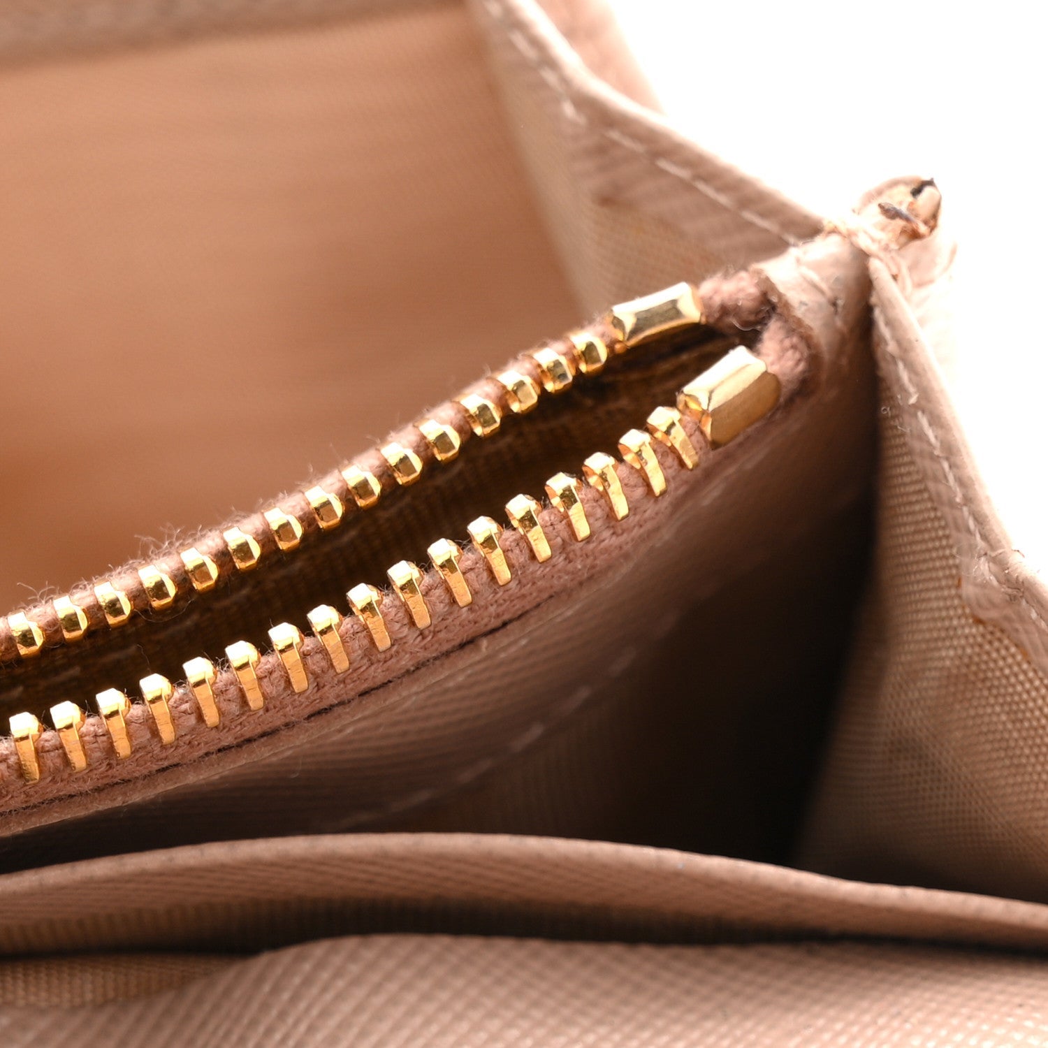 Prada Saffiano Fiocco Bow Continental Wallet Cammeo