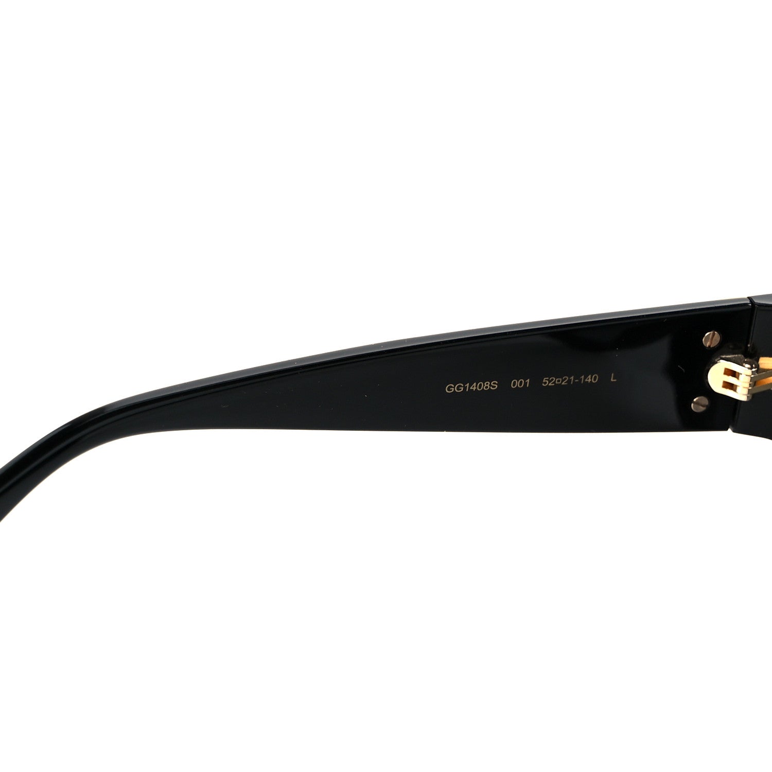 Gucci Acetate Cat Eye GG1408S Sunglasses Black