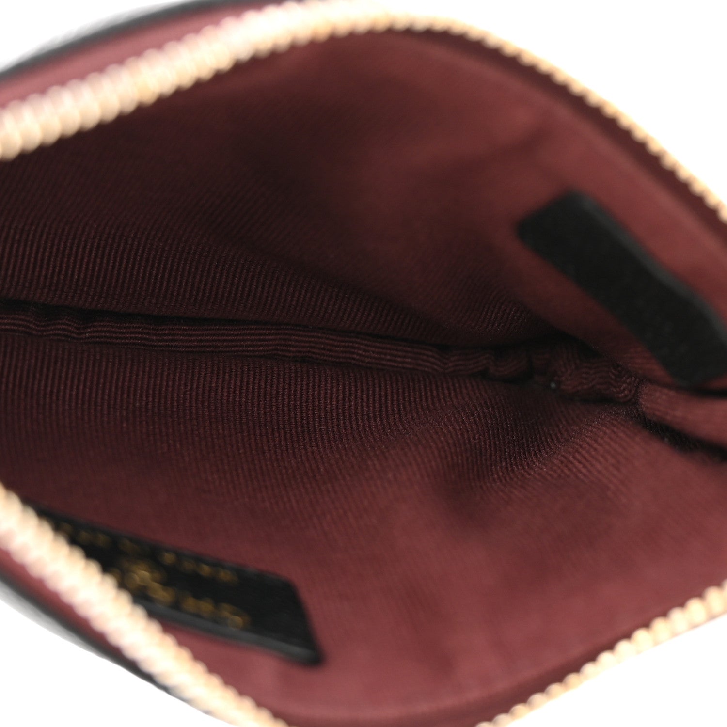Caviar Quilted Small Cosmetic Case Black