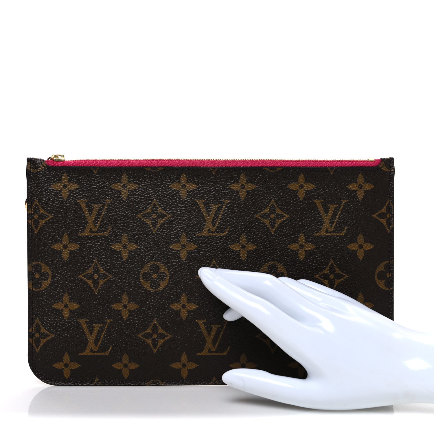 Louis Vuitton Monogram Neverfull MM GM Pochette Pivoine