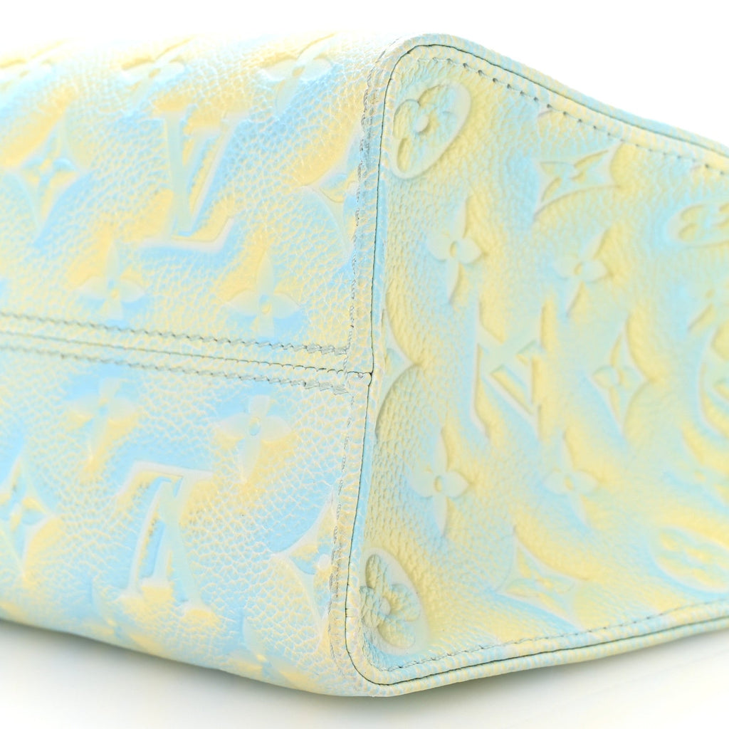 Louis Vuitton Empreinte Monogram Summer Stardust Onthego PM  Water Green