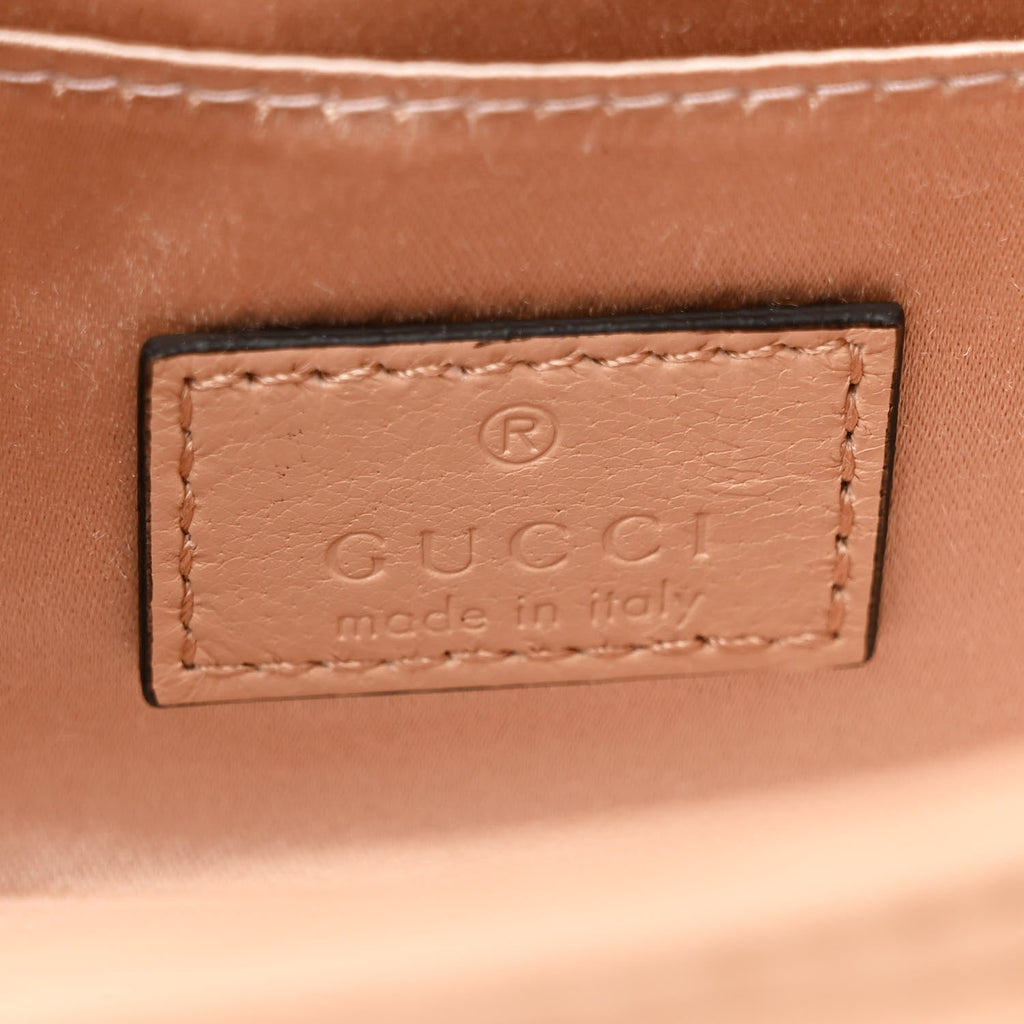 Gucci Nappa Vertical Matelasse Small Maxi Horsebit Chain Shoulder Bag Beige
