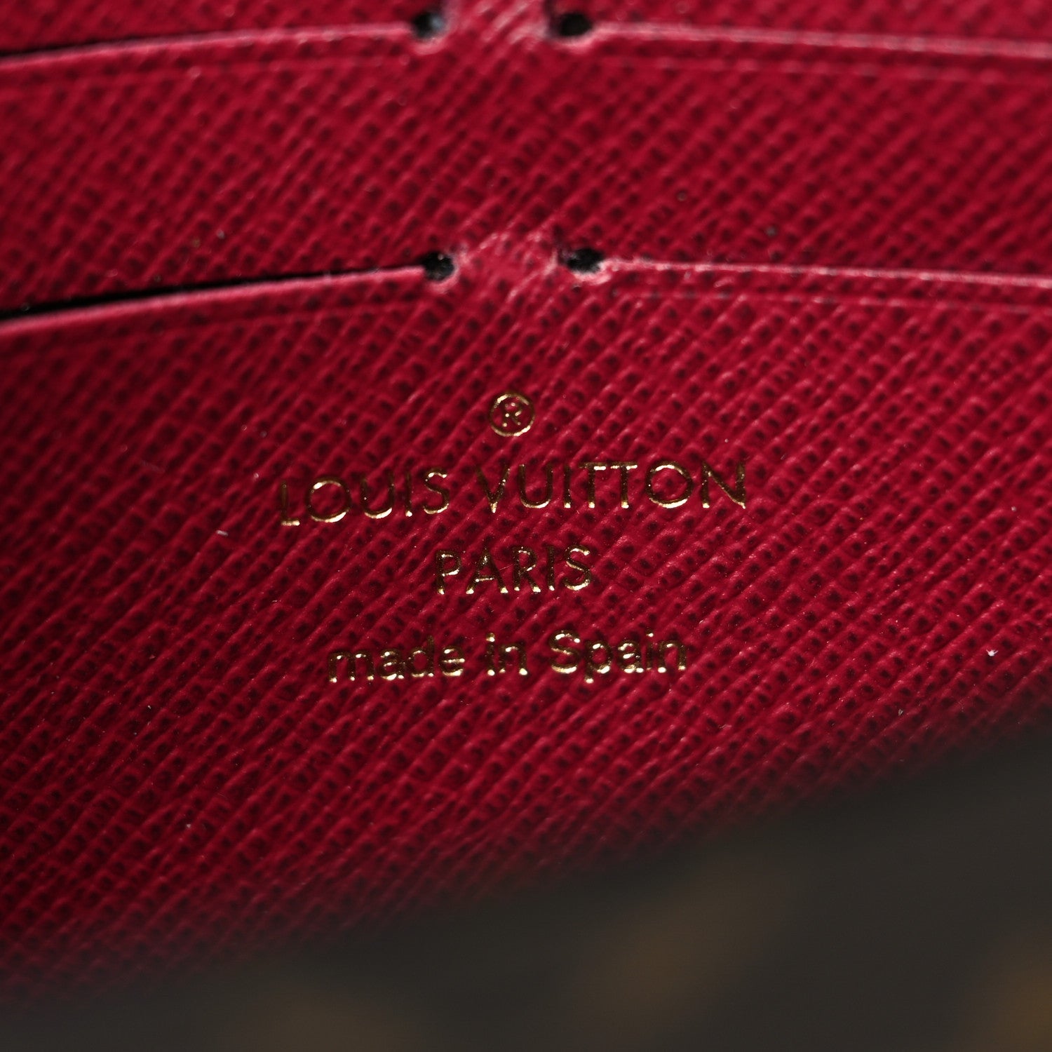 Louis Vuitton Monogram Jeanne Wallet Fuchsia