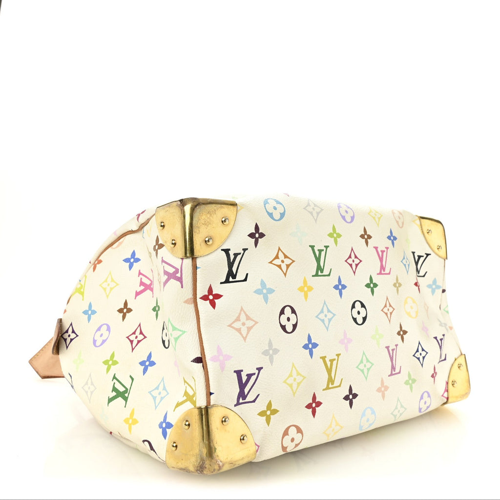 Louis Vuitton Monogram Multicolor Speedy 30 White