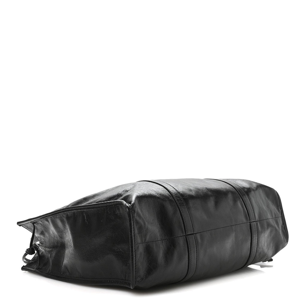 Prada Soft Lux Large Shopping Tote Black