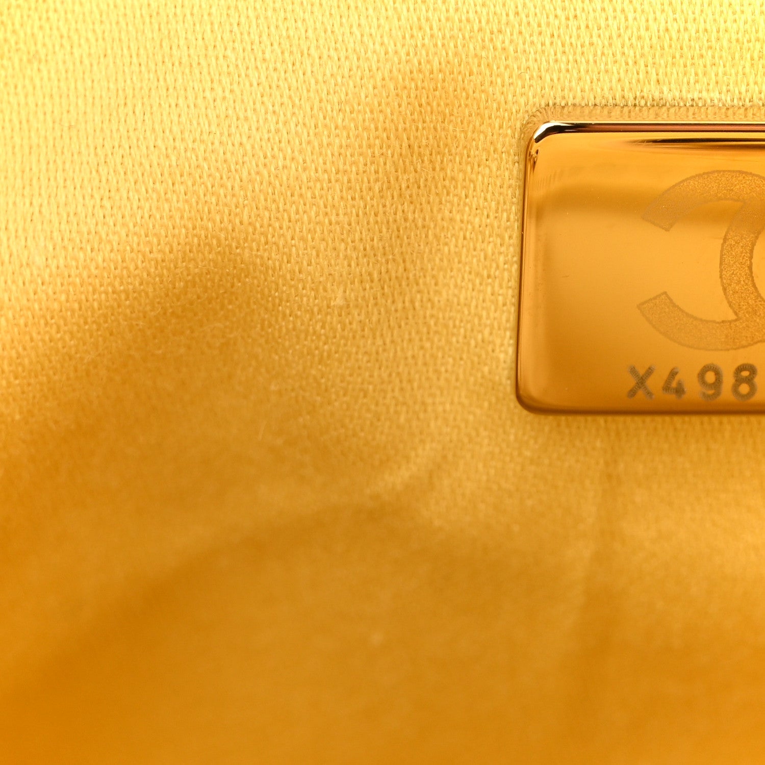 Chanel Suede Quilted Mini Chanel 25 Handbag Yellow