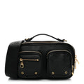 Louis Vuitton Calfskin Monogram Embossed Utility Crossbody Black