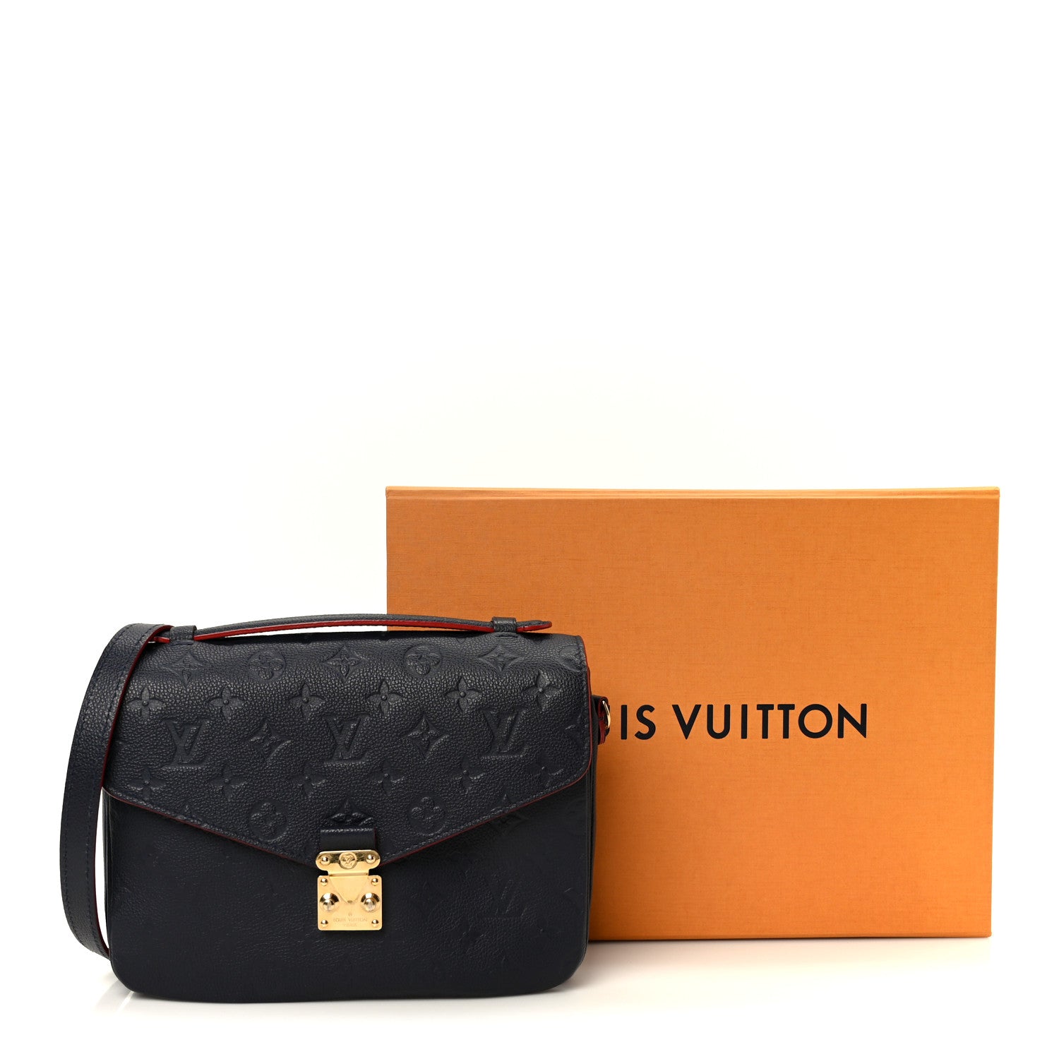 Louis Vuitton Empreinte Pochette Metis Marine Rouge