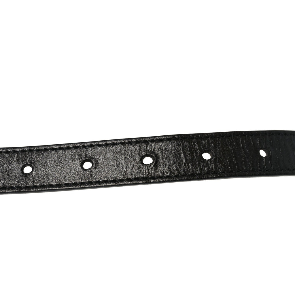 Gucci Calfskin Double G 20mm Belt Black
