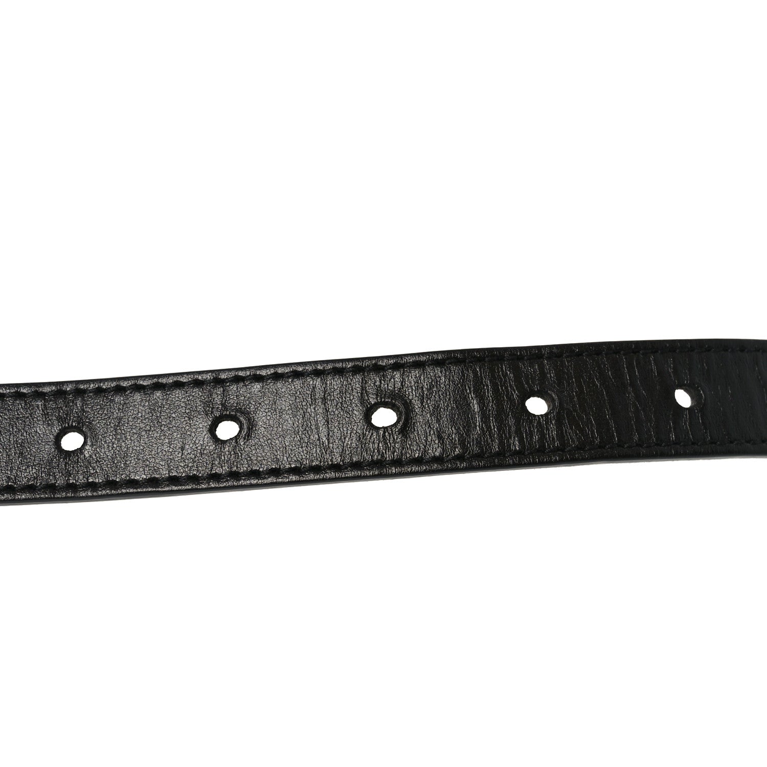 Gucci Calfskin Double G 20mm Belt Black