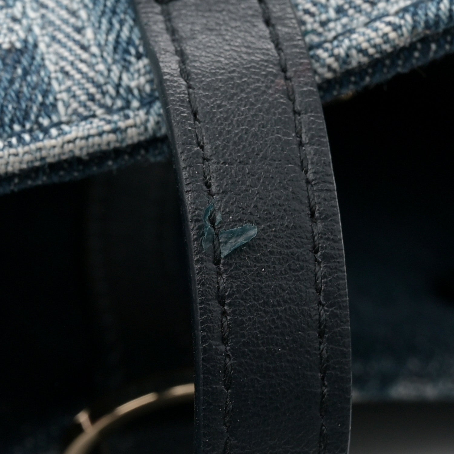 Christian Dior Denim Jacquard Oblique Medium Toujours Blue