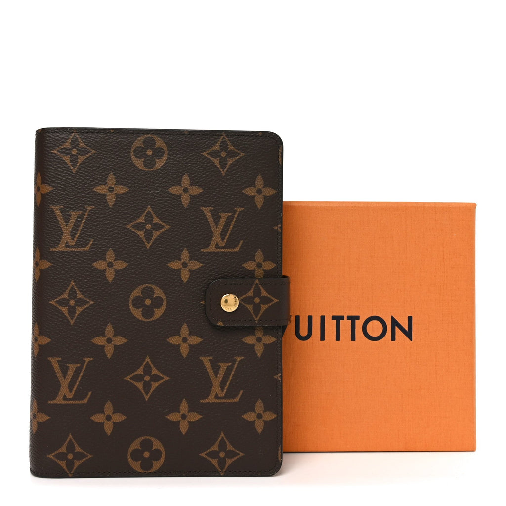 Louis Vuitton Monogram Medium Ring Agenda Cover