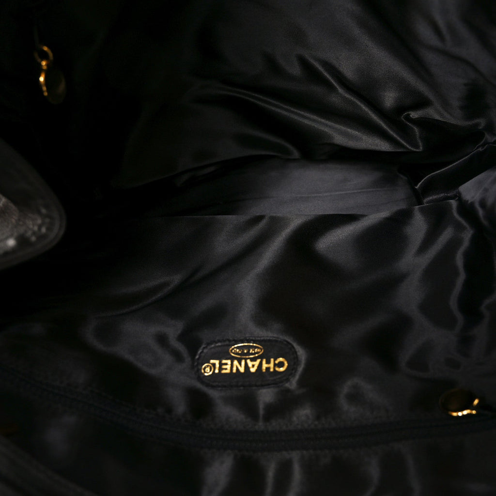 Chanel Lambskin CC Shoulder Bag Black