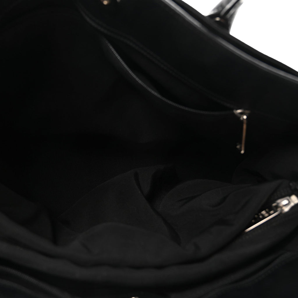 Chanel Calfskin Cerf Executive Shopper Tote Black