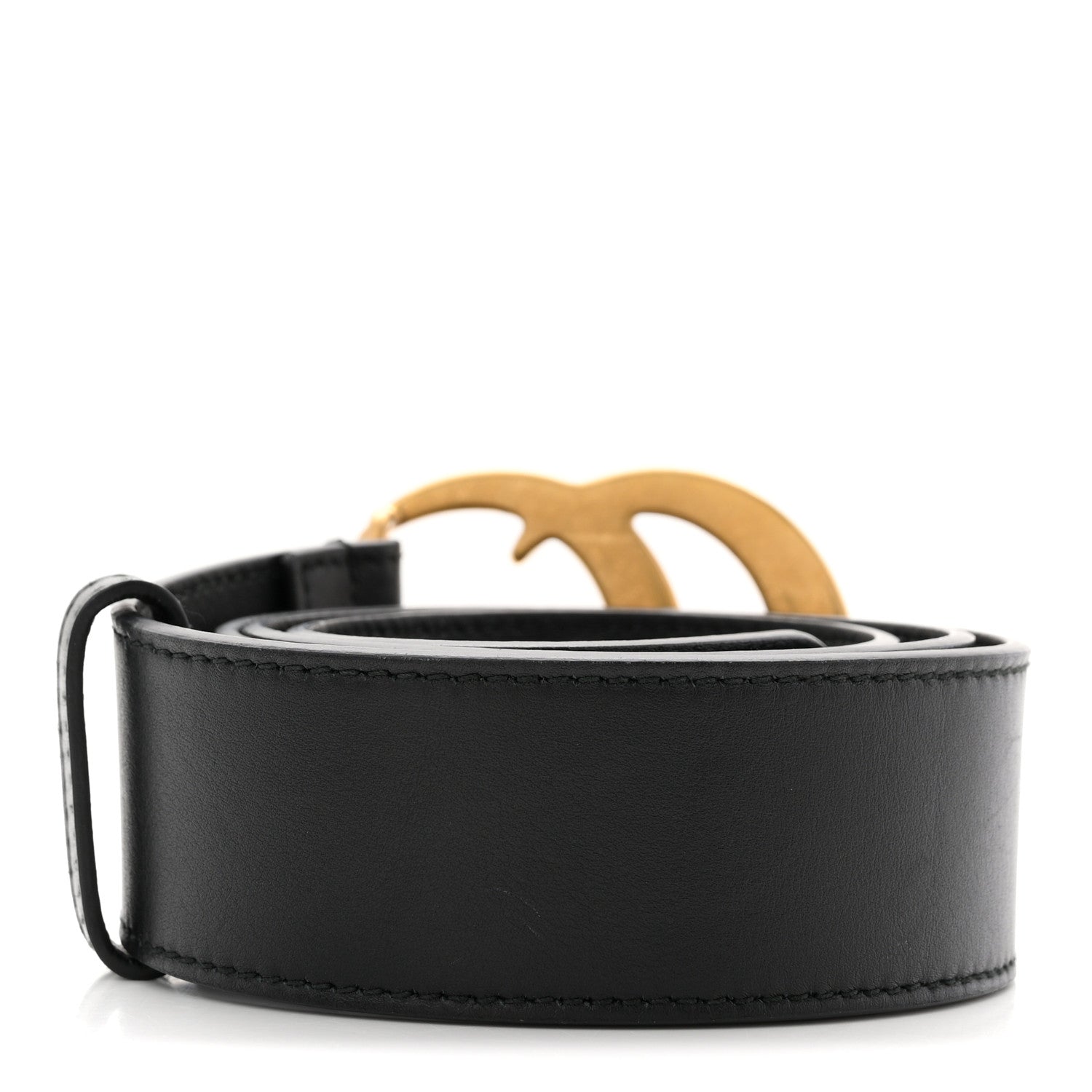 Gucci Calfskin Double G 40mm Belt 85 34 Black