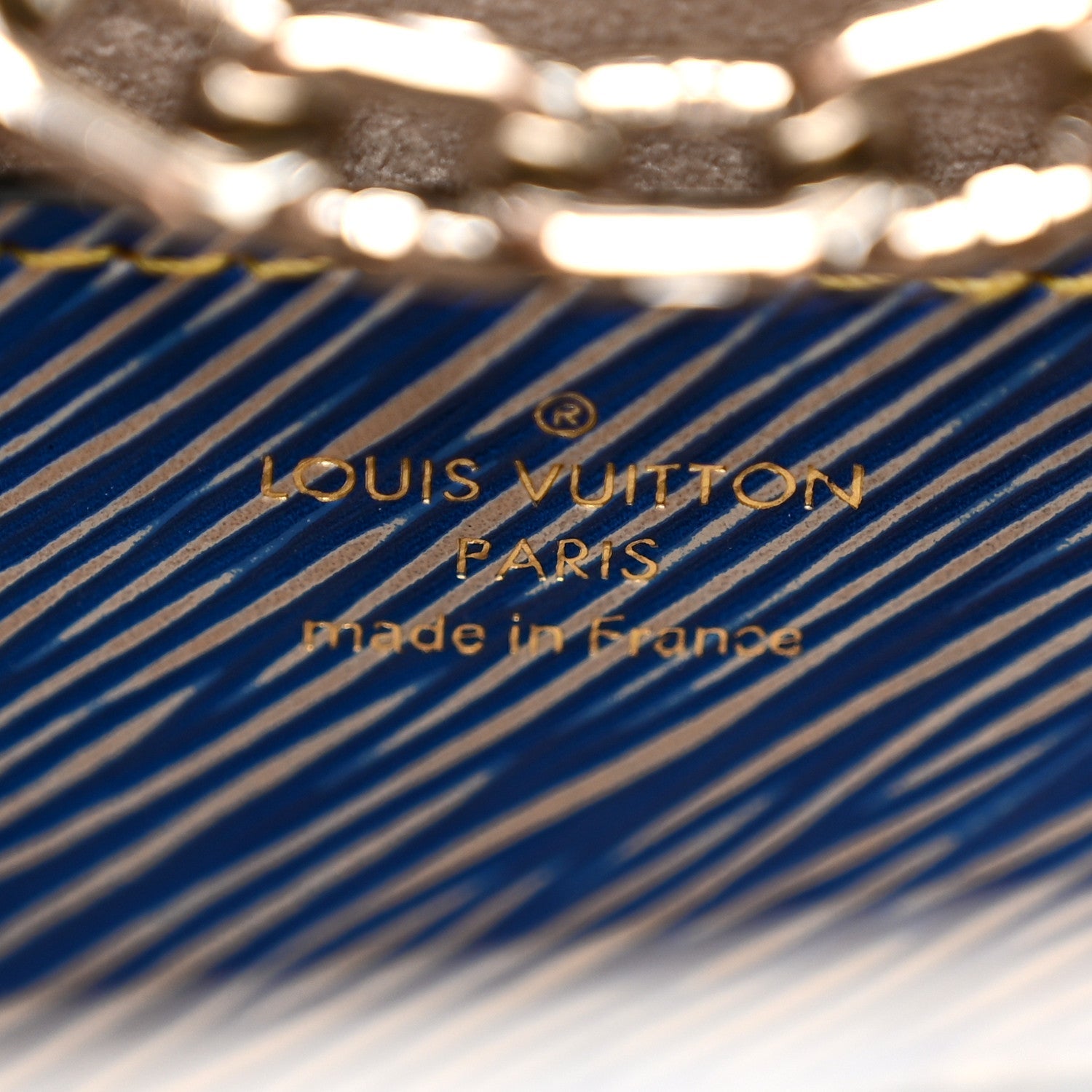 Louis Vuitton Epi Twist Shoulder Bag PM Denim Light