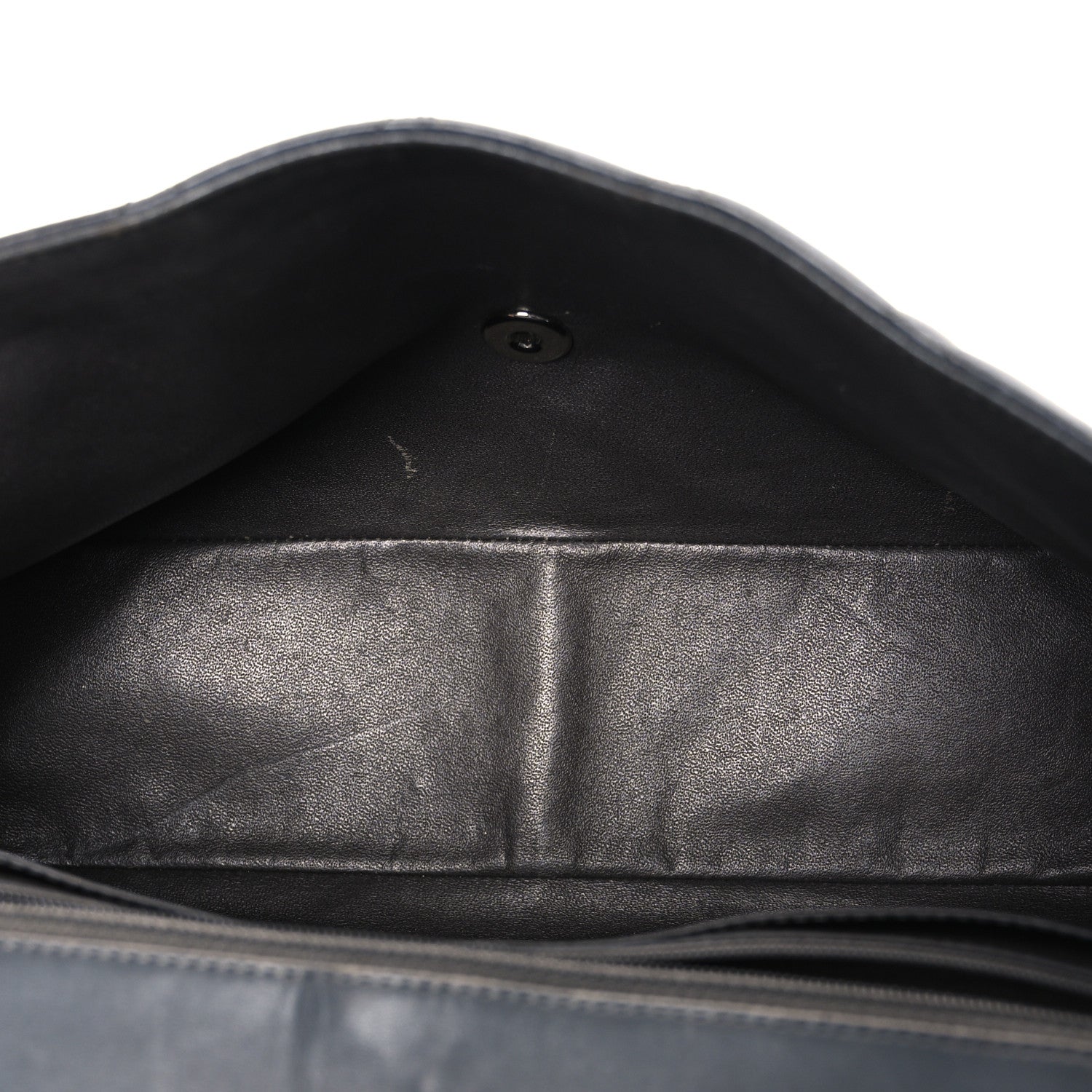 Chanel Lambskin Quilted Jumbo Single Flap Grey