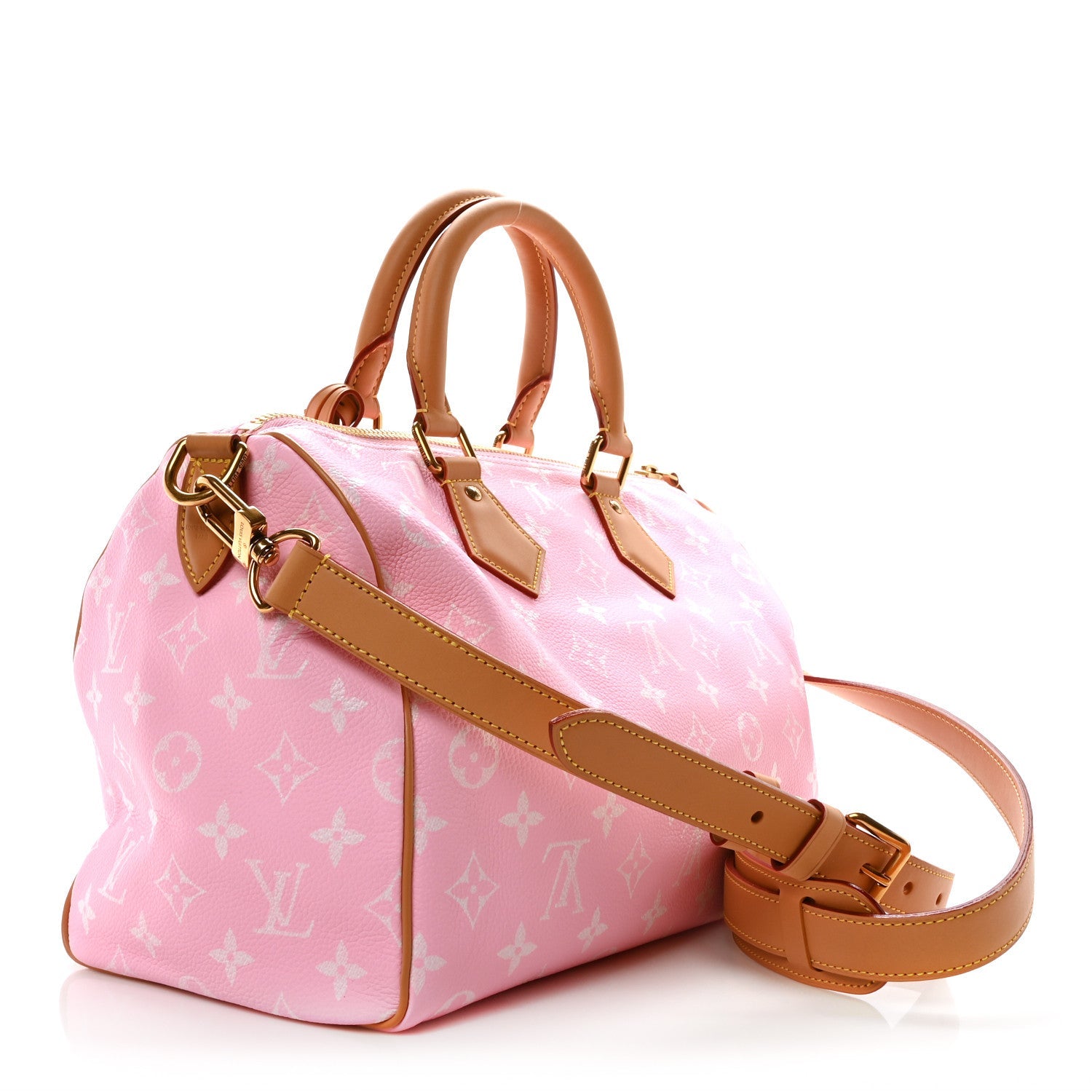 Louis Vuitton Calfskin Monogram Speedy P9 Bandouliere 30 Candy