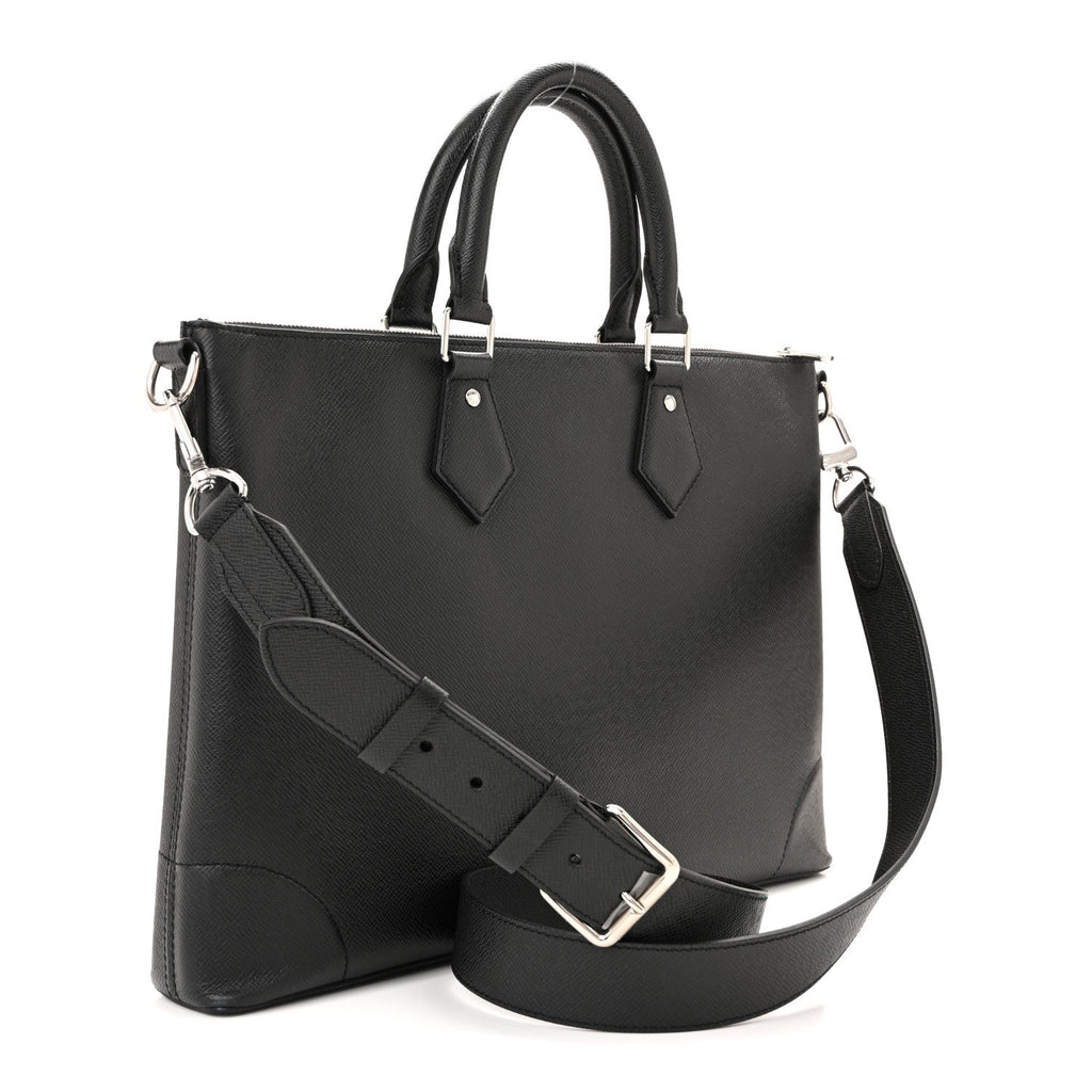 Louis Vuitton Taiga Slim Briefcase Black