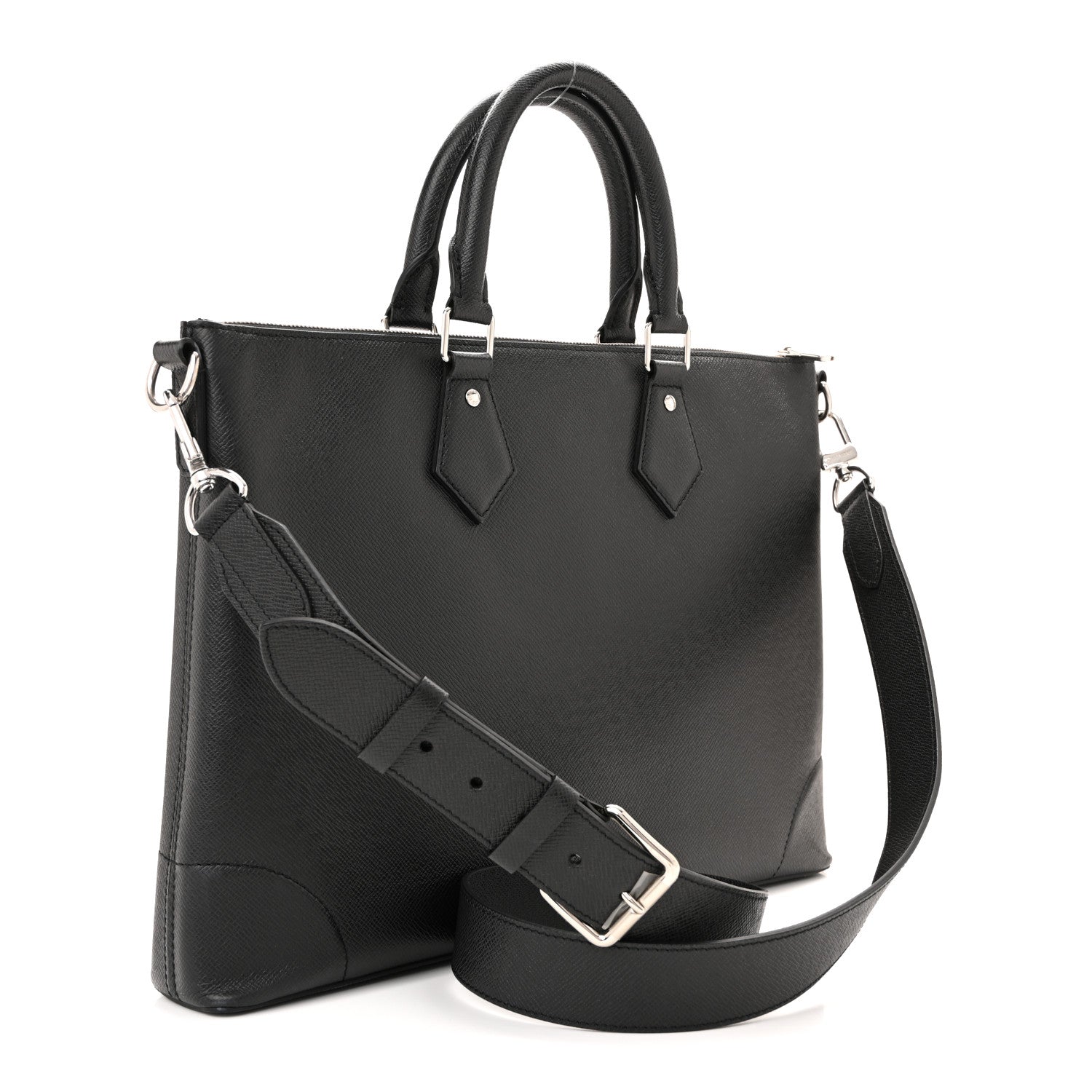 Louis Vuitton Taiga Slim Briefcase Black