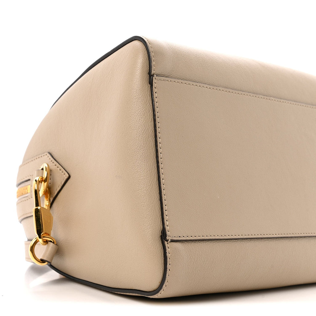 Gucci Calfskin Diana Bamboo Boston Oatmeal Vintage Green