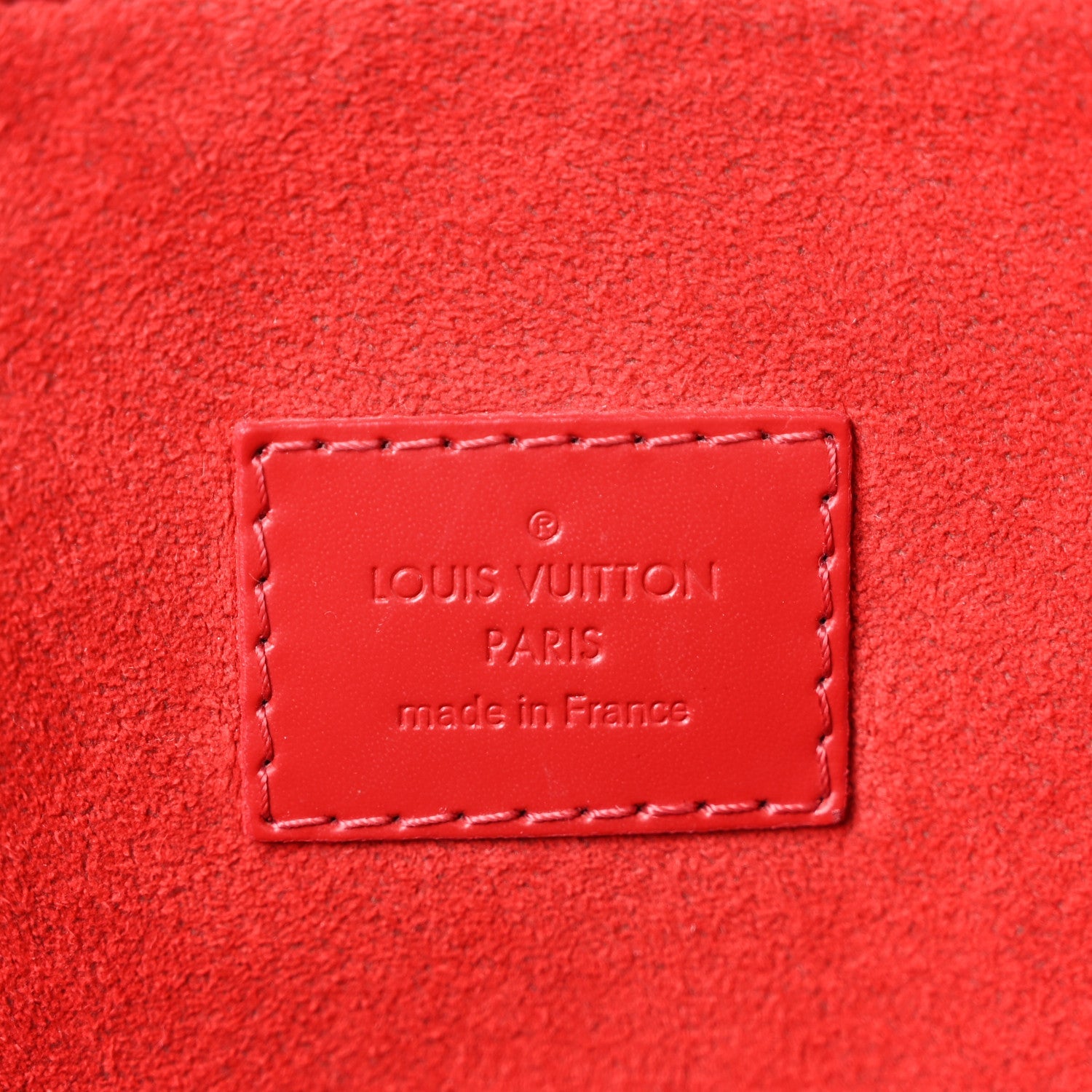Louis Vuitton Damier Ebene Caissa Hobo Cherry