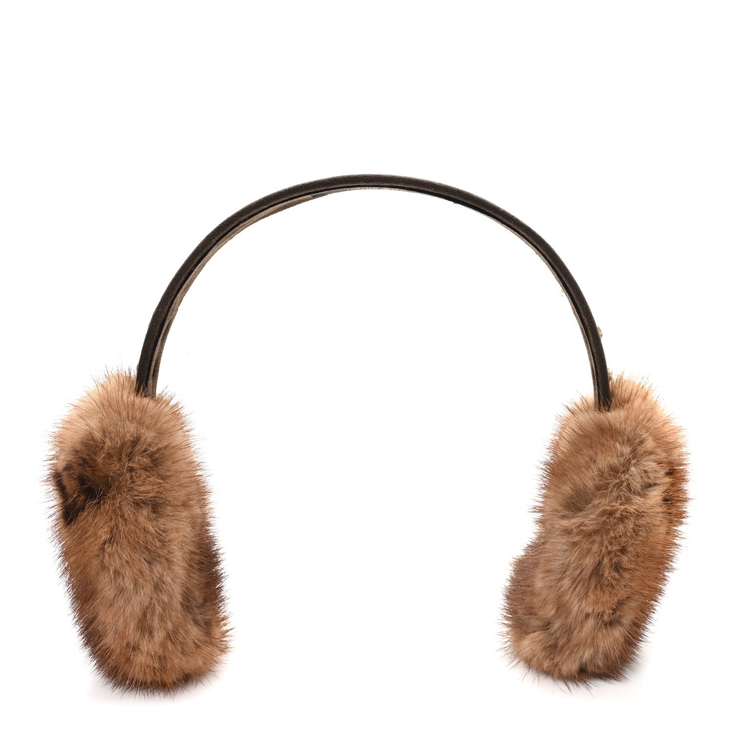 Louis Vuitton Mink Monogram Earmuffs Brown