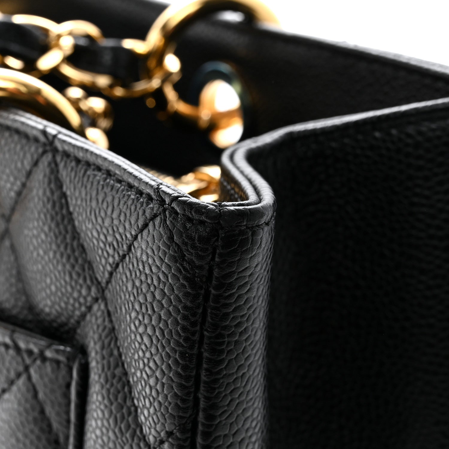 Chanel Caviar Quilted Grand Shopping Tote GST Black