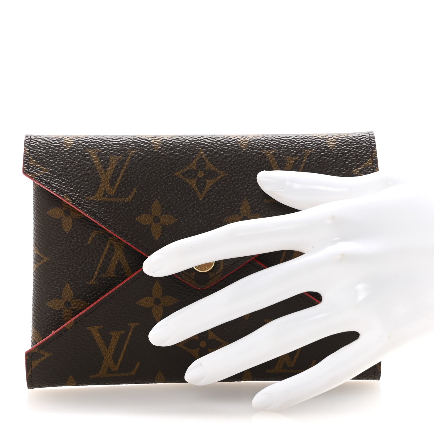 Louis Vuitton Monogram Medium Kirigami Pochette Insert Coquelicot