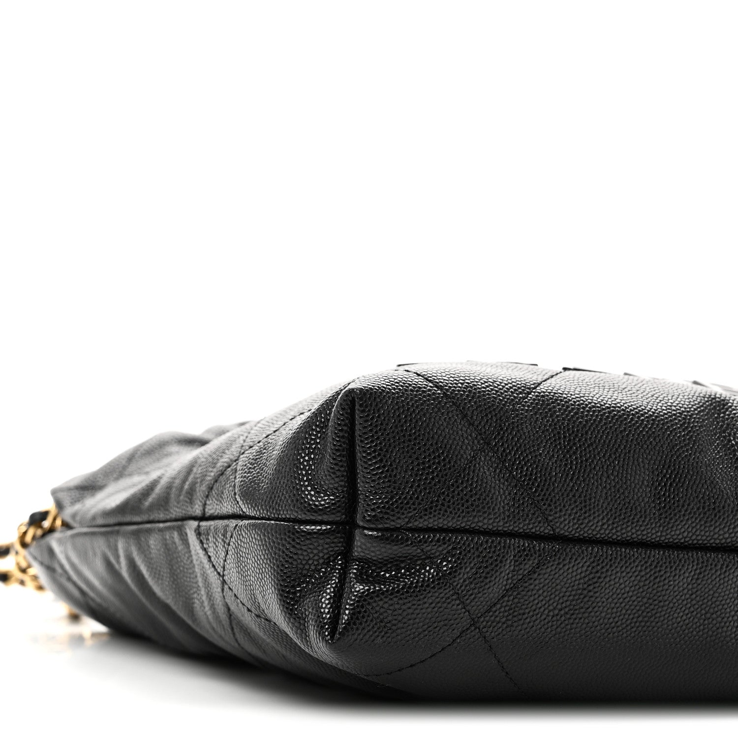 Chanel Shiny Caviar Quilted Monochrome Mini Chanel 22 Black