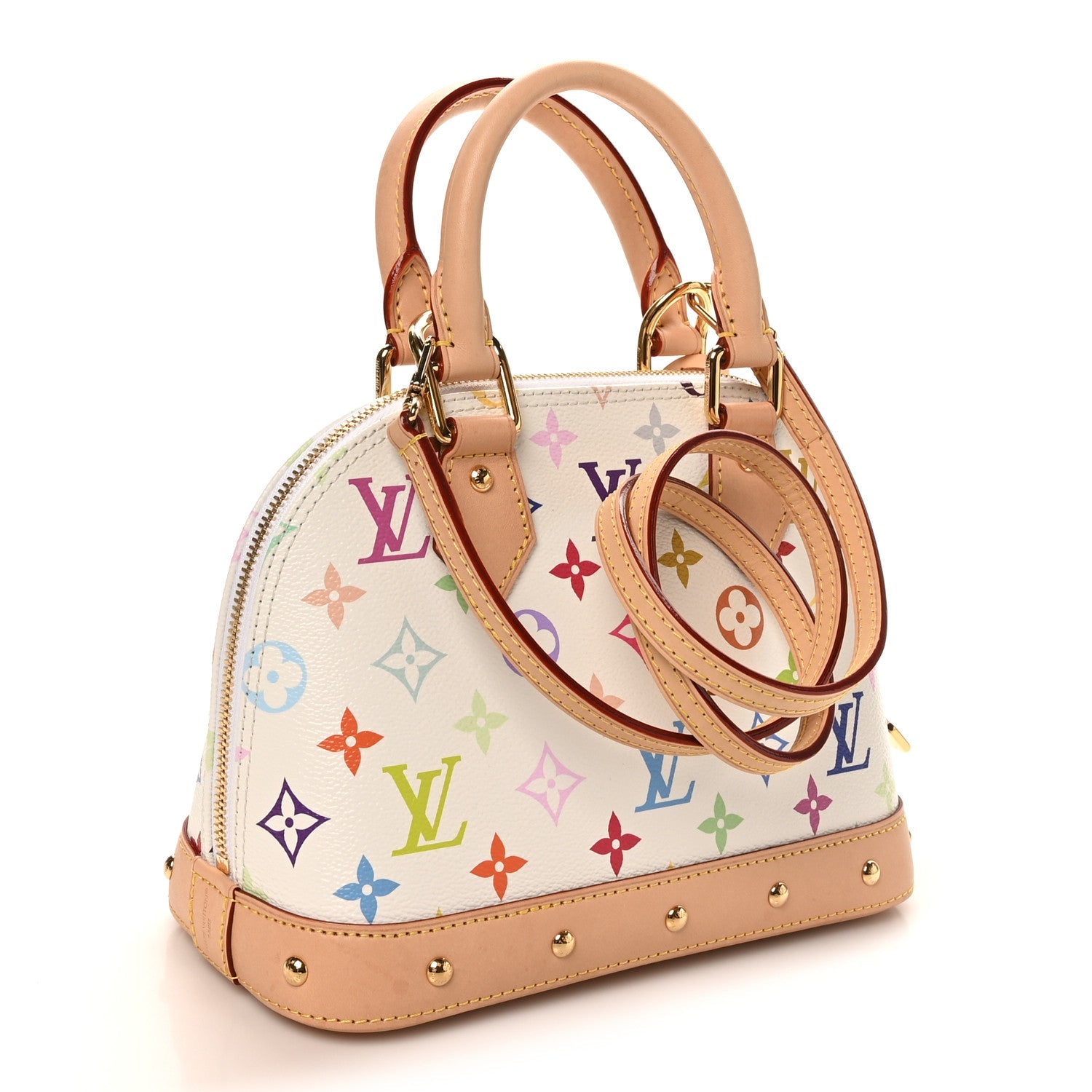 Louis Vuitton LV x TM Monogram Multicolor Alma BB White