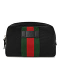 Gucci Canvas Web Slim Belt Bag Black