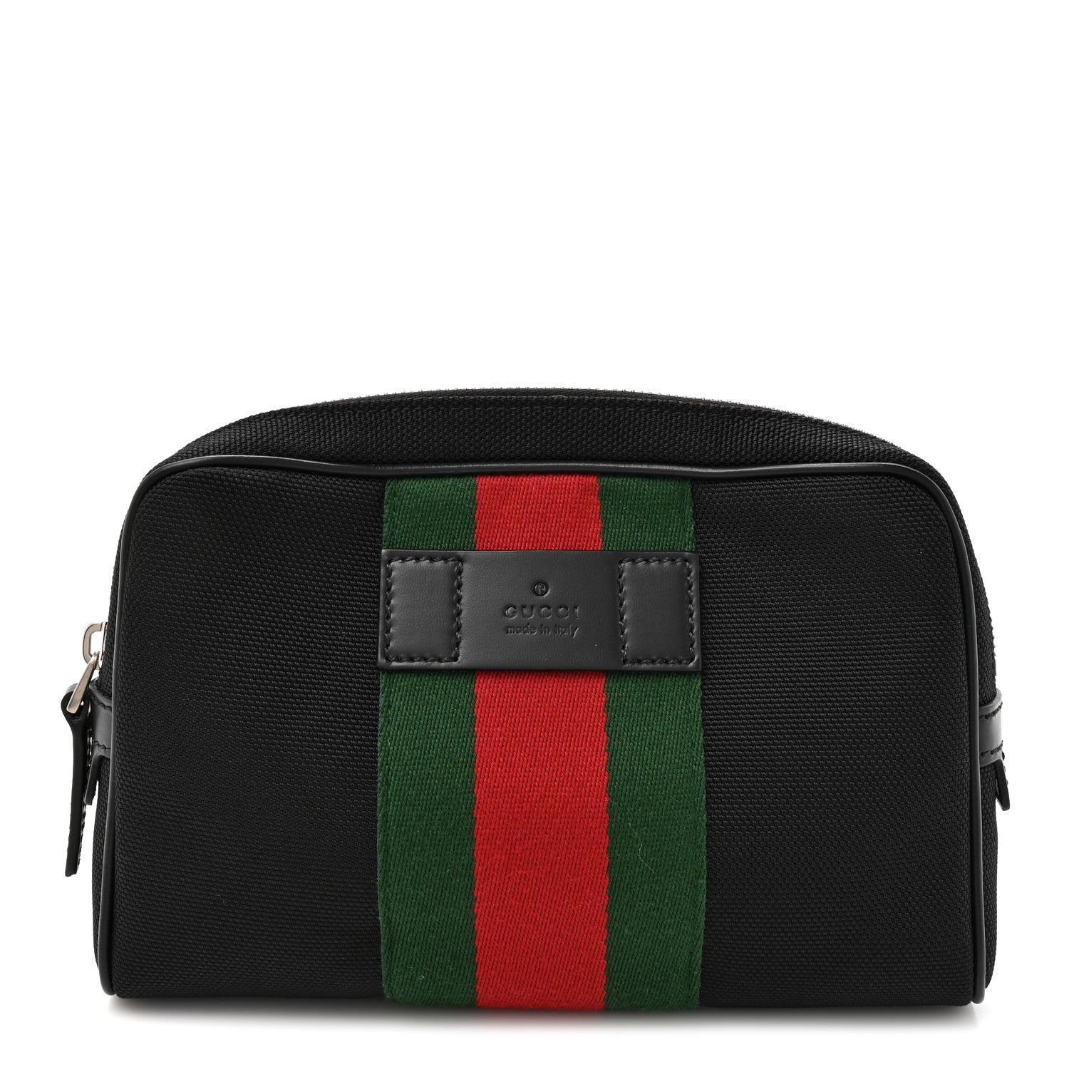 Gucci Canvas Web Slim Belt Bag Black