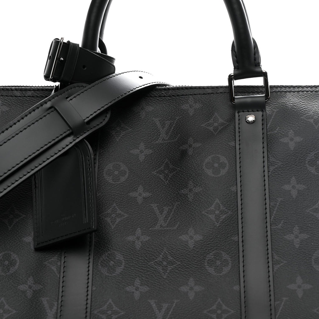 Louis Vuitton Monogram Eclipse Keepall Bandouliere 55