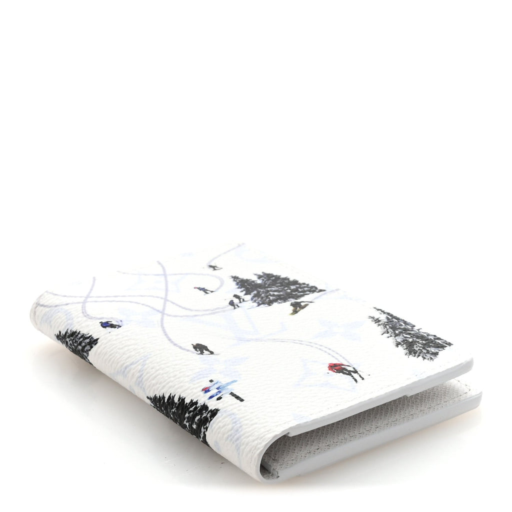 Louis Vuitton Monogram Sports Passport Cover Ski White