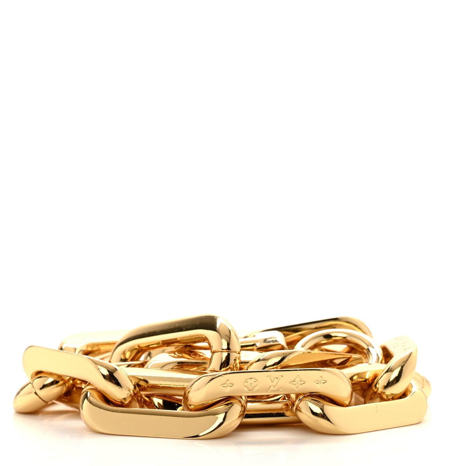 Louis Vuitton Metal Coussin BB Chain Strap Gold