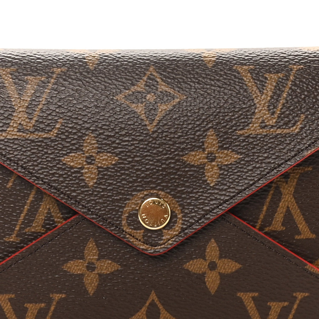 Louis Vuitton Monogram Medium Kirigami Pochette Insert Coquelicot