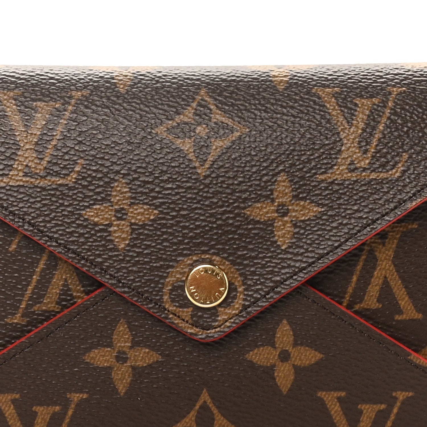 Louis Vuitton Monogram Medium Kirigami Pochette Insert Coquelicot