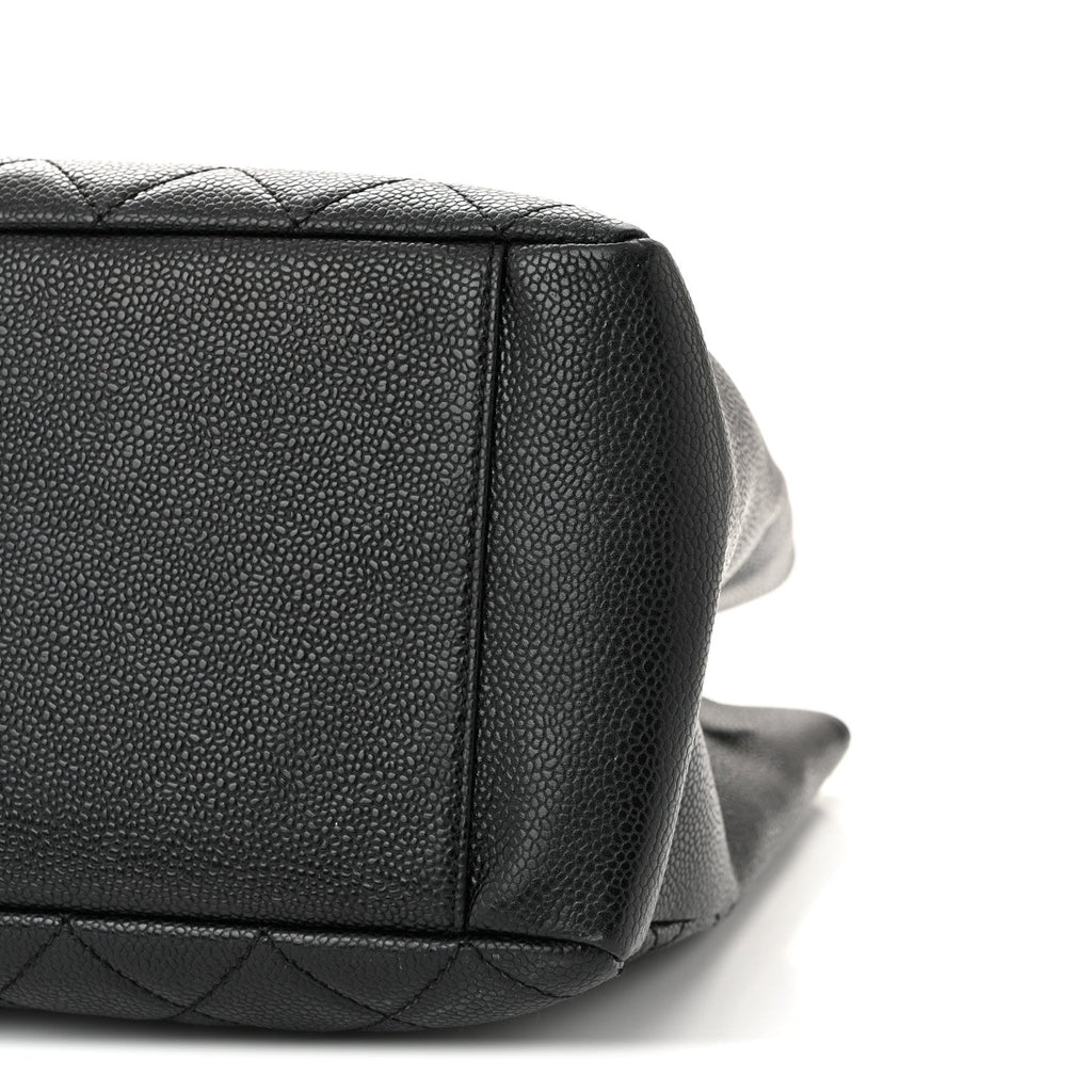 Chanel Caviar Quilted Grand Shopping Tote GST Black