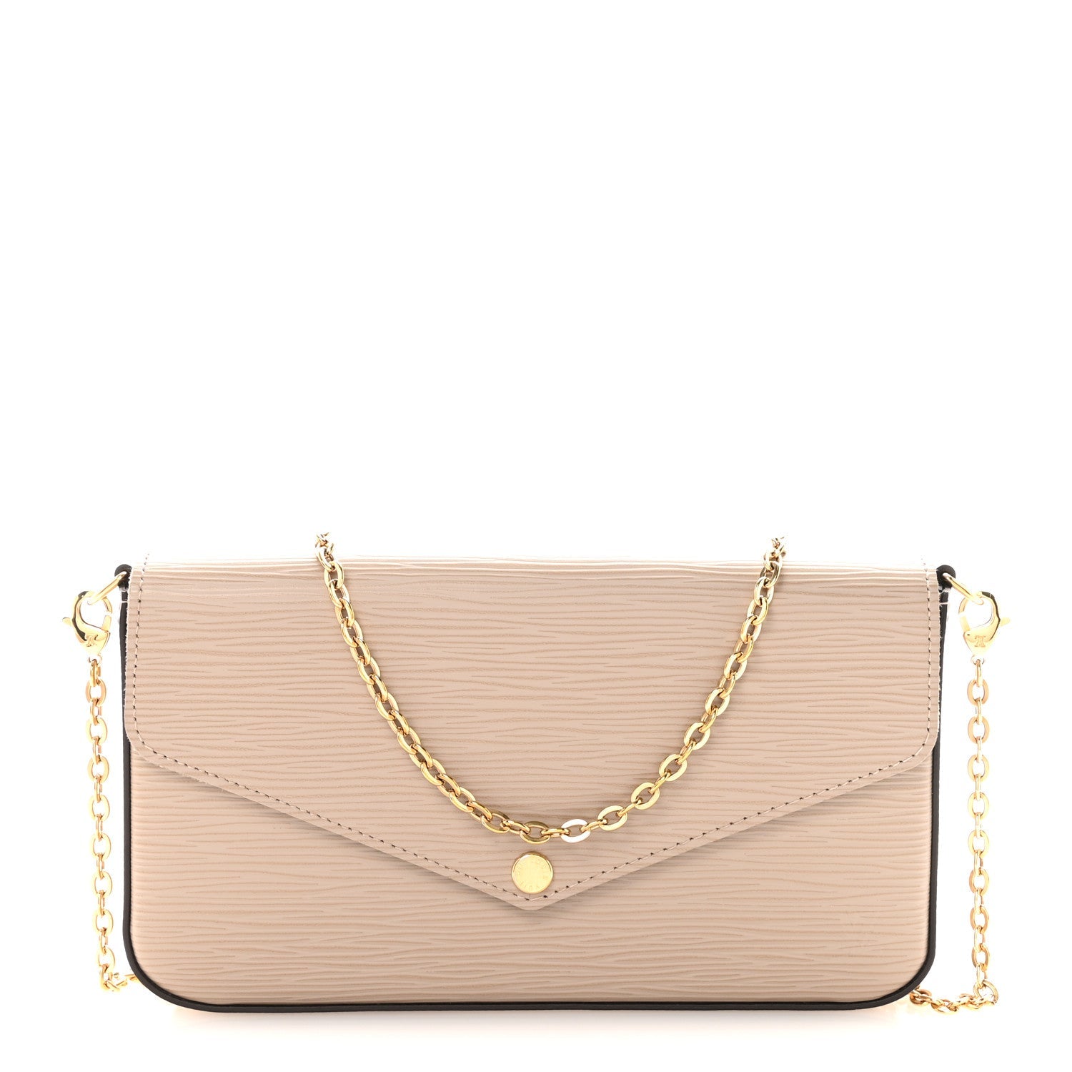 Louis Vuitton Epi Felicie Pochette Chain Wallet Galet