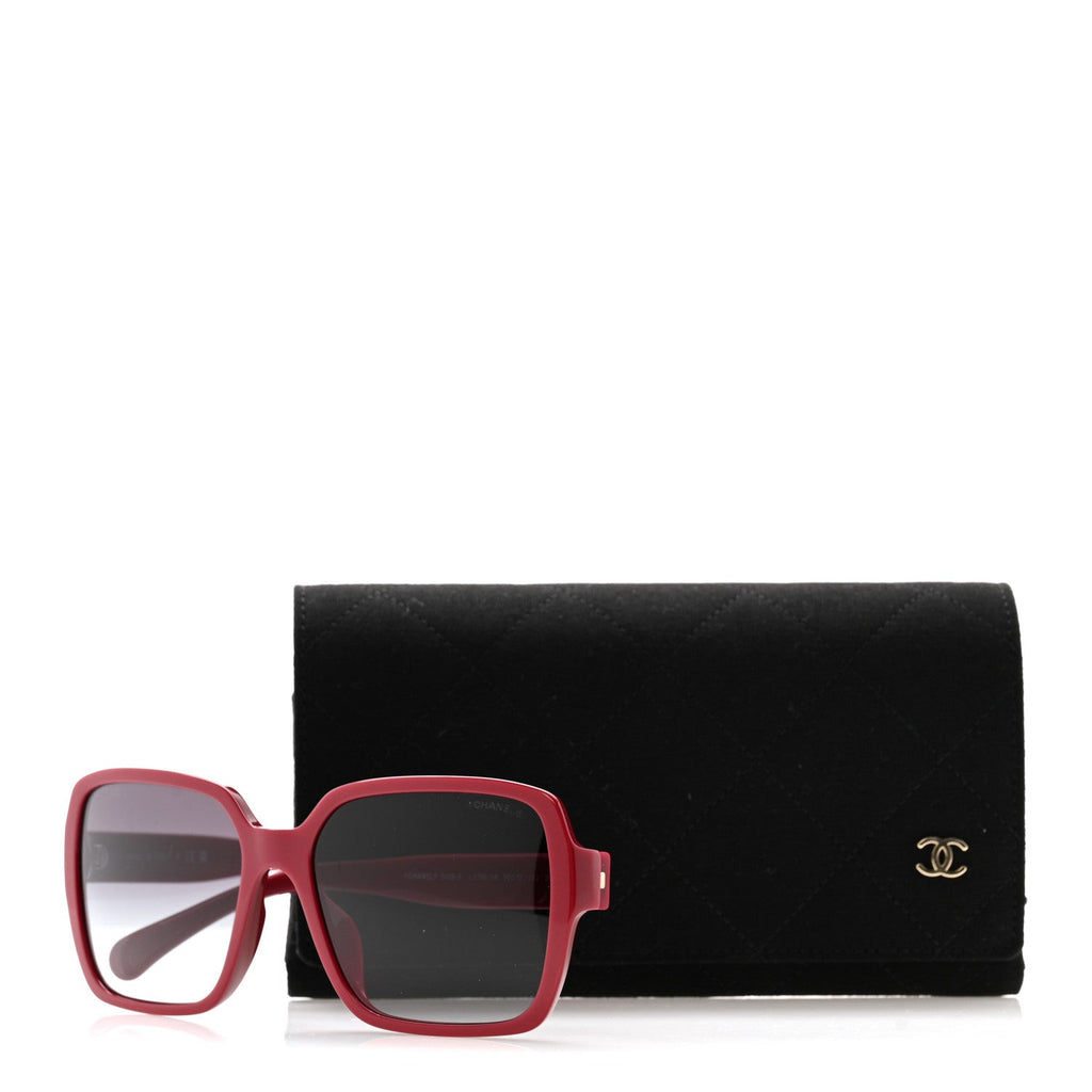 Acetate Square Sunglasses 5408-A Pink