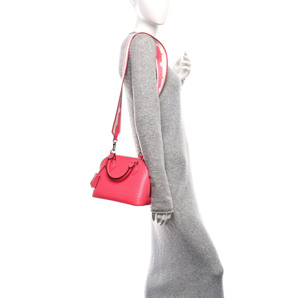 Louis Vuitton Epi Jacquard Alma BB Dragon Fruit
