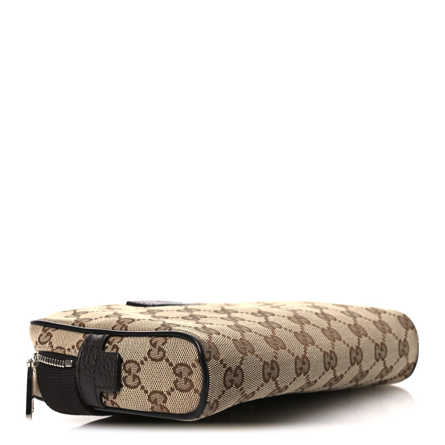 Gucci Monogram Belt Bag Dark Brown