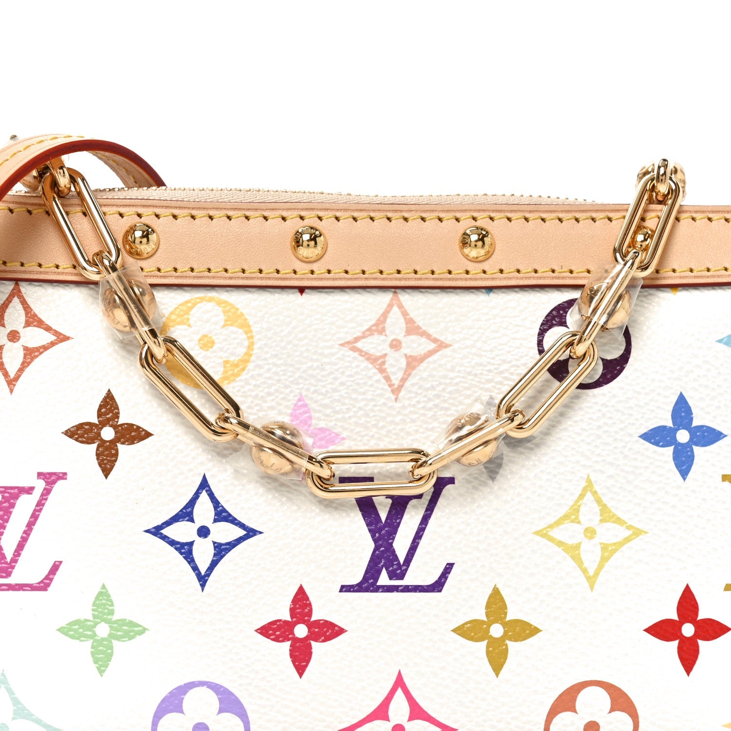 Louis Vuitton LV X TM Monogram Multicolor Pochette Accessories White