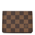 Louis Vuitton Damier Ebene Porte 2 Cartes Vertical Card Holder