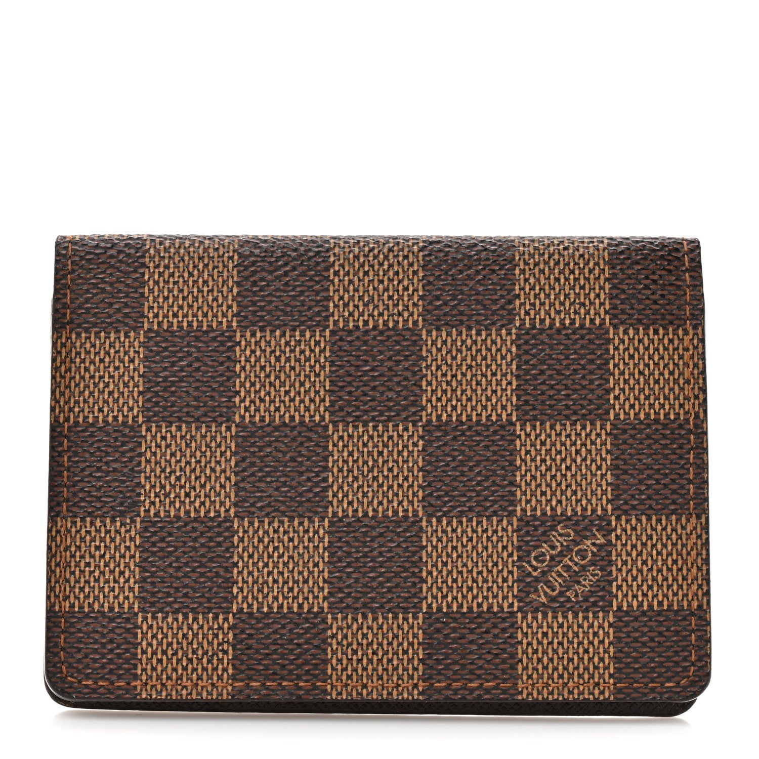 Louis Vuitton Damier Ebene Porte 2 Cartes Vertical Card Holder