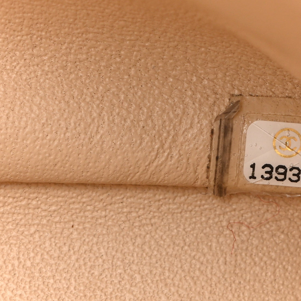 Chanel Caviar Quilted Jumbo Single Flap Beige Clair