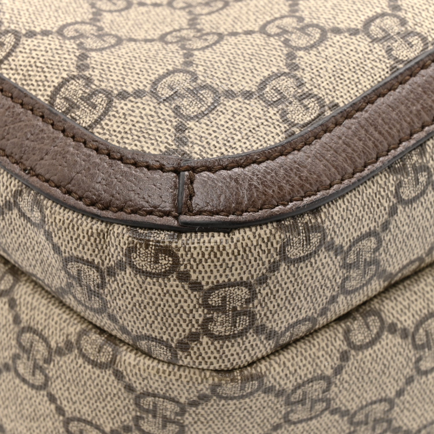 Gucci GG Supreme Monogram Medium Ophidia Day Backpack Beige Ebony New Acero