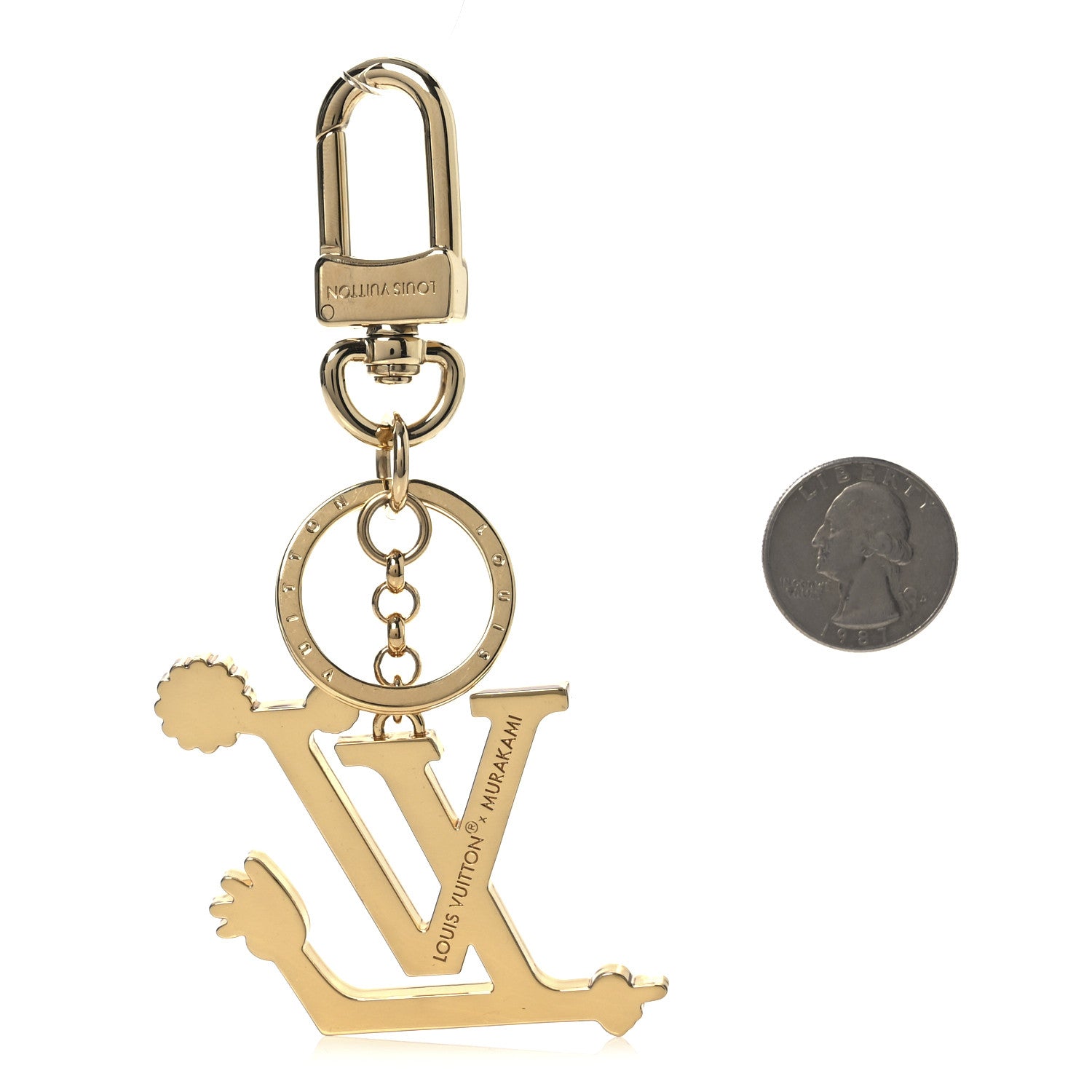Louis Vuitton LV X TM Iconic Superflat Bag Charm Key Holder Multicolor