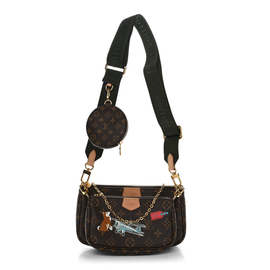 Louis Vuitton Monogram My LV World Tour Multi Pochette Accessories Kaki